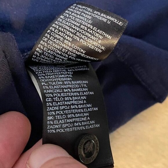 The North Face Men's Polo Shirt Size XXL Short Sleeve Navy Gorpcore Casual - Picture 9 of 11